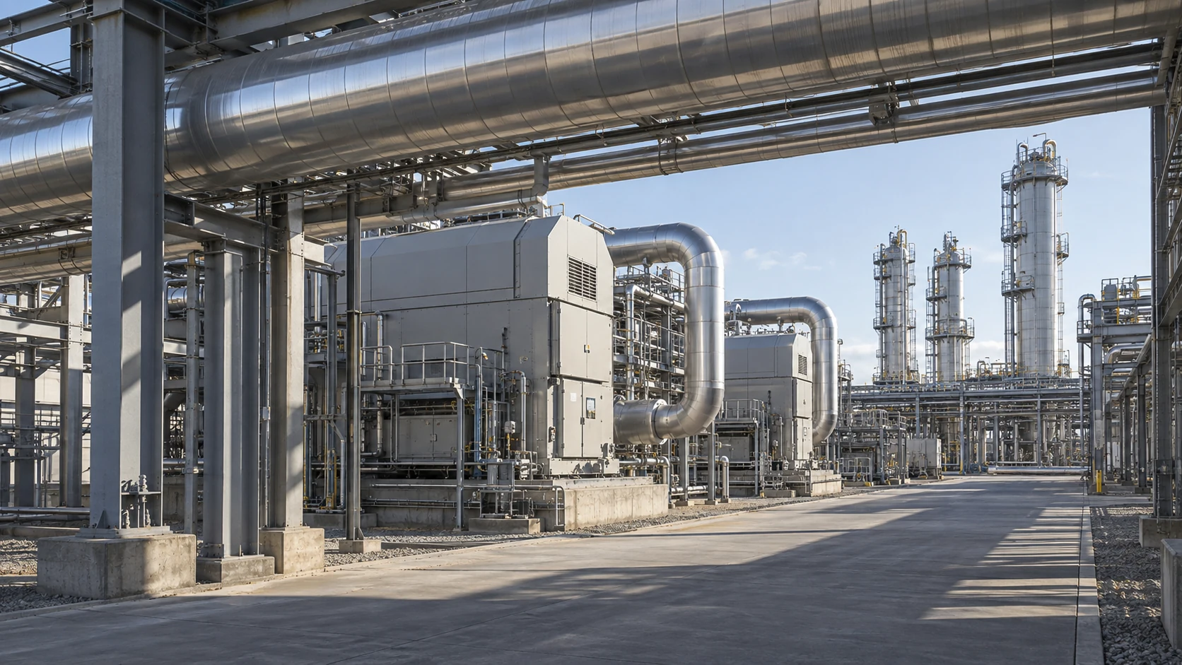 Gas processing and energy infrastructure